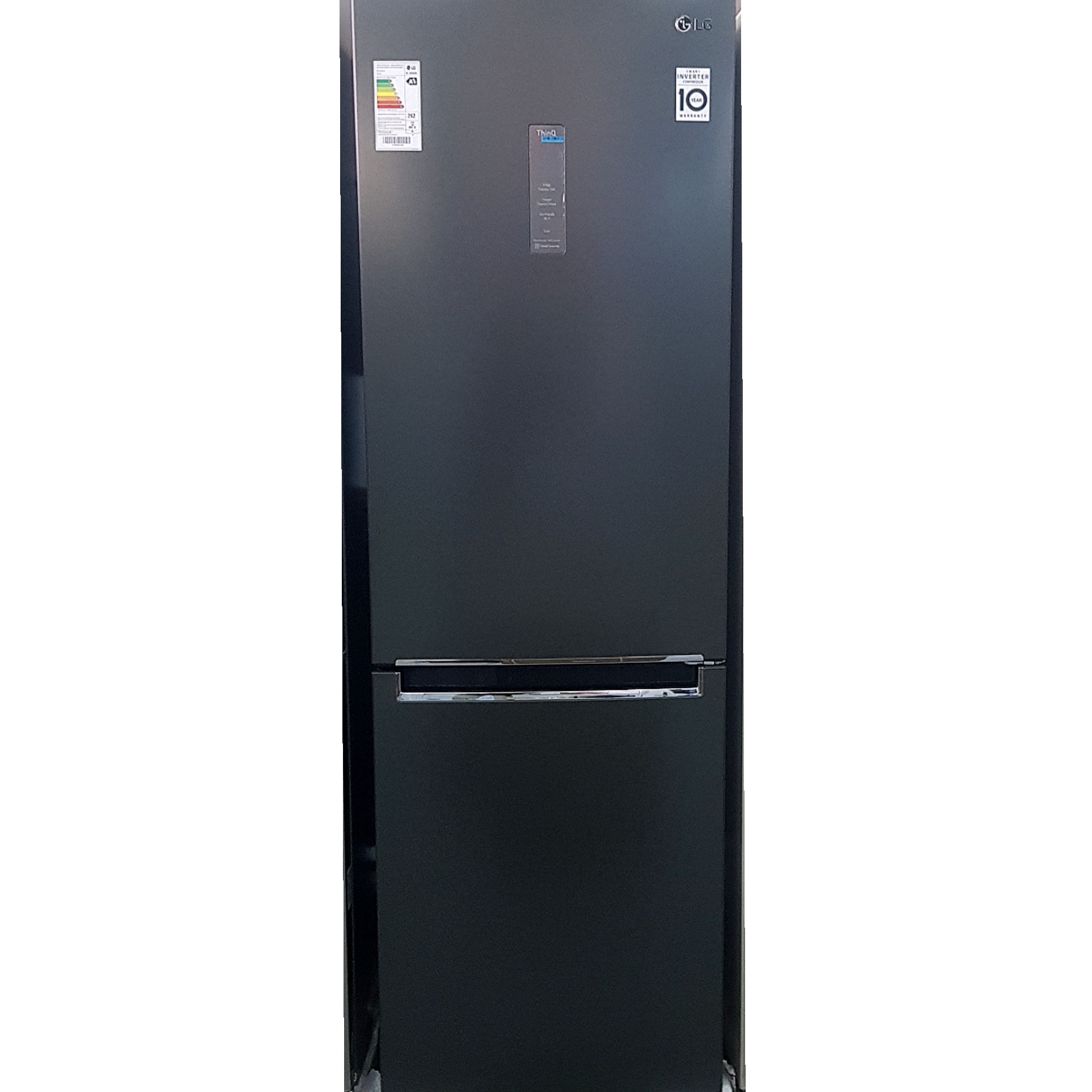 Холодильник двухкамерный LG 341 литр черный
