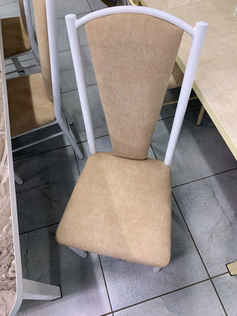 Стол со стульями Мрамор
