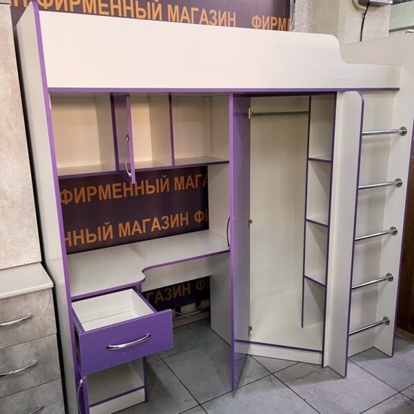 Детская кровать шкаф и письменный стол Фрезия
