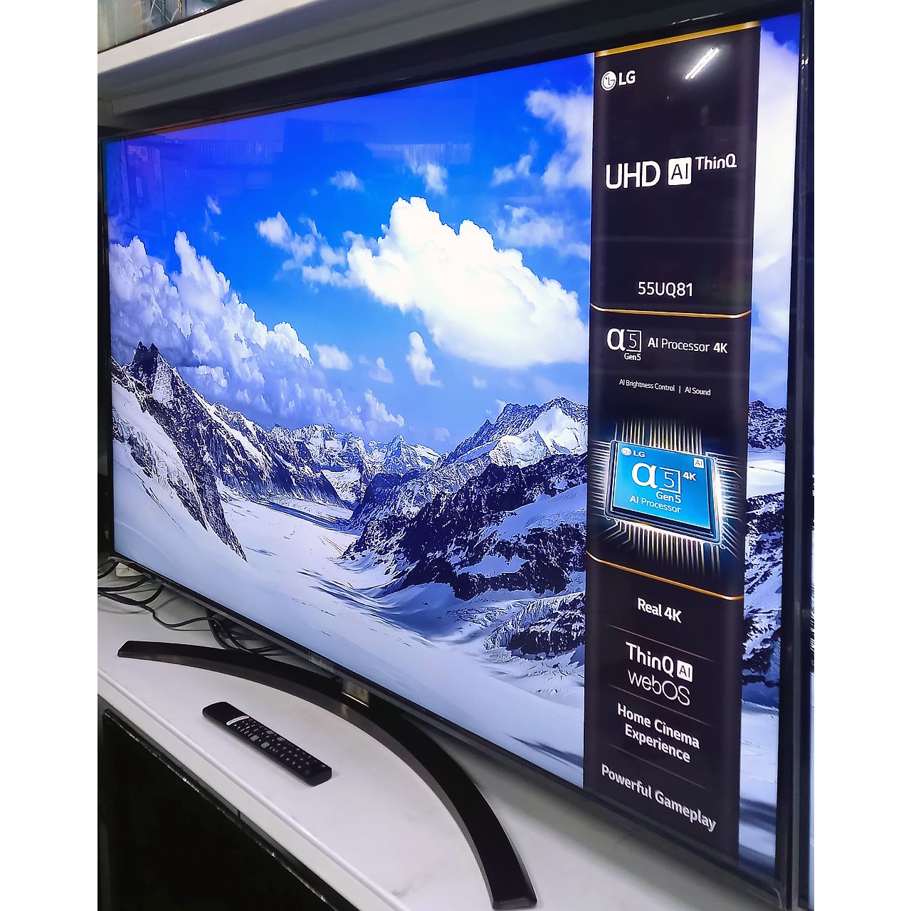 Телевизор LG 4K UHD 140 см