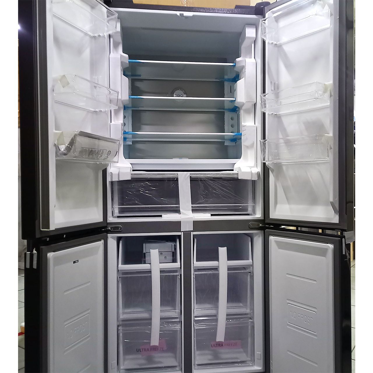 Холодильник двухкамерный Toshiba 457 литров (четырехдверный)