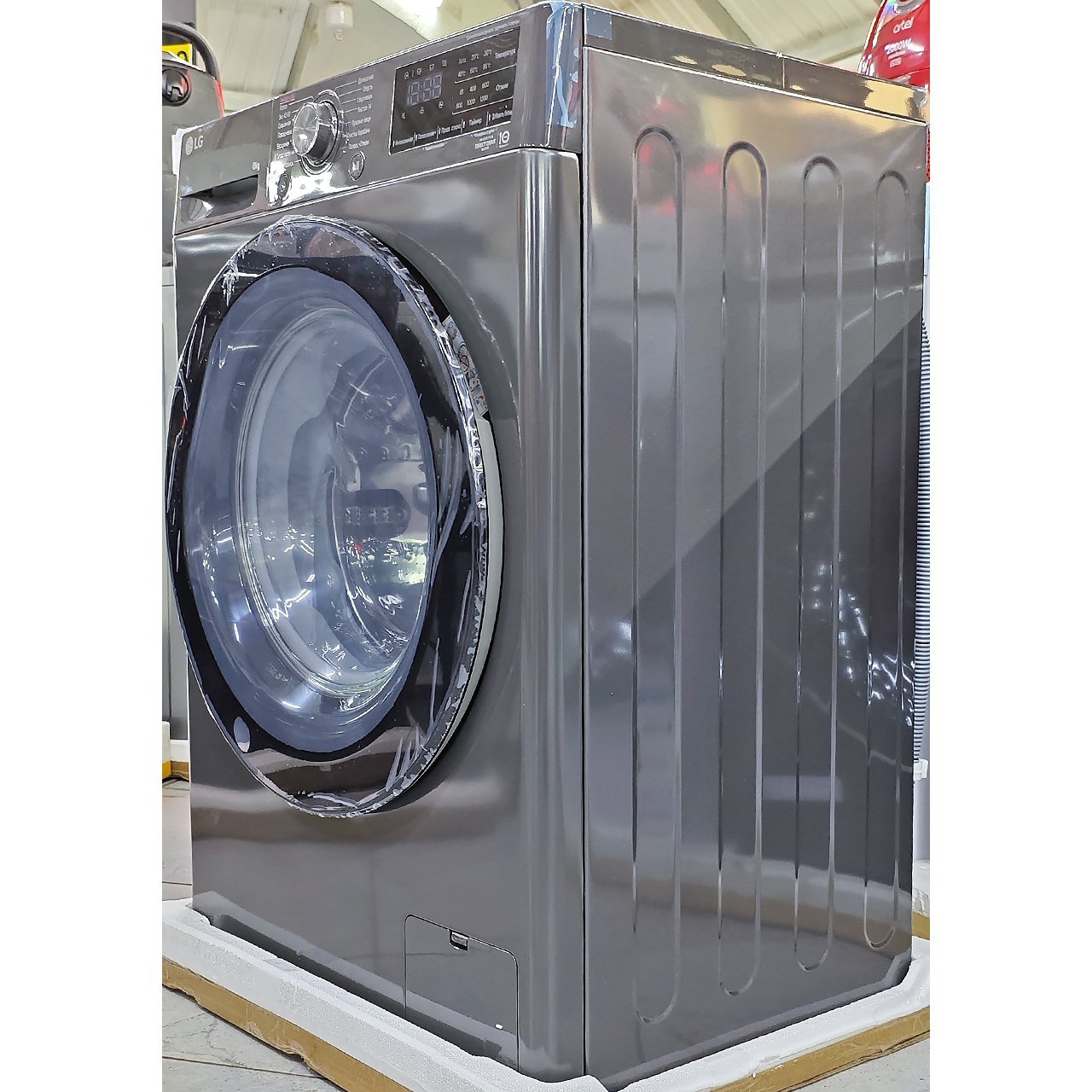 Стиральная машина LG 8 кг (серая)