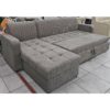 Диван угловой Айчурок с лежаком (серый)
