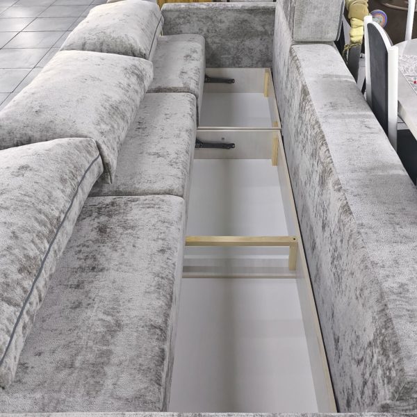 Диван угловой Гамма с лежаком