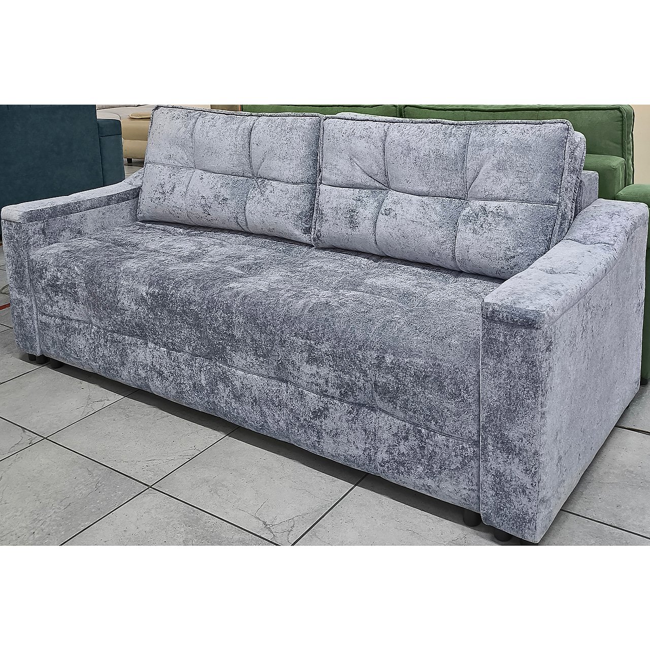 Диван Альфа (голубой)