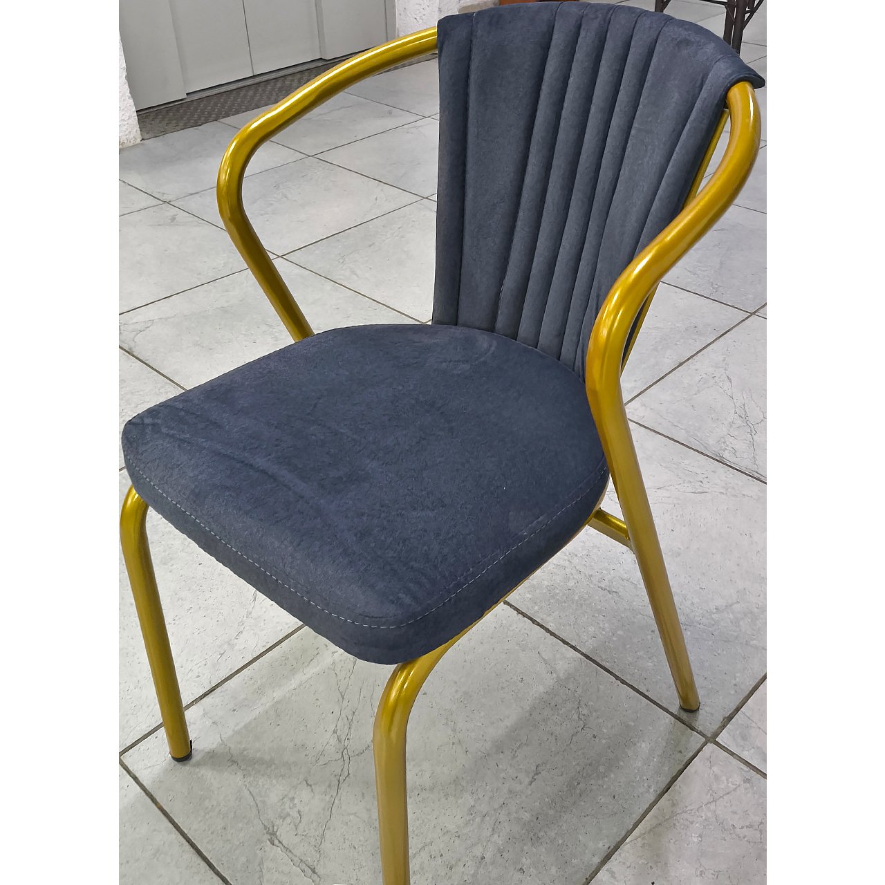 Стулья Аруна (серо-синий)