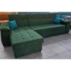 Диван угловой Айсара (зеленый) с лежаком