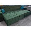 Диван угловой Айсара (зеленый) с лежаком