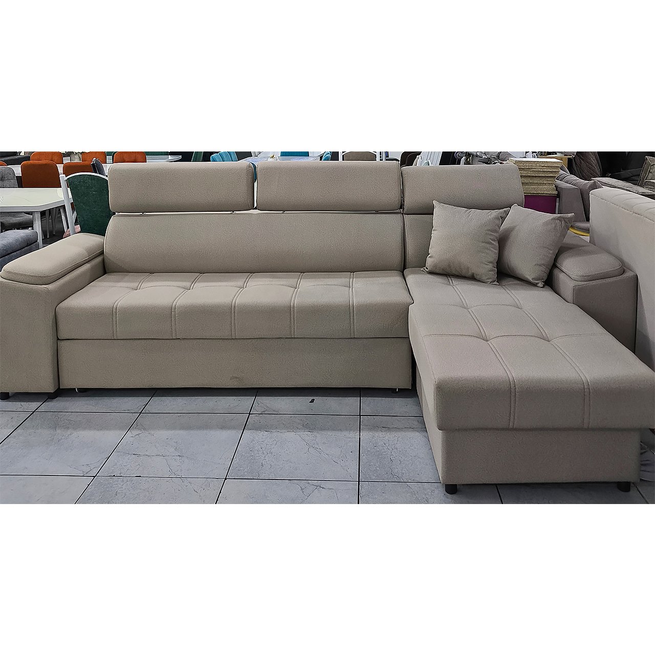 Диван угловой Нурсаида с лежаком