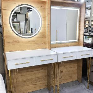 Настенная консоль с зеркалом Эльза