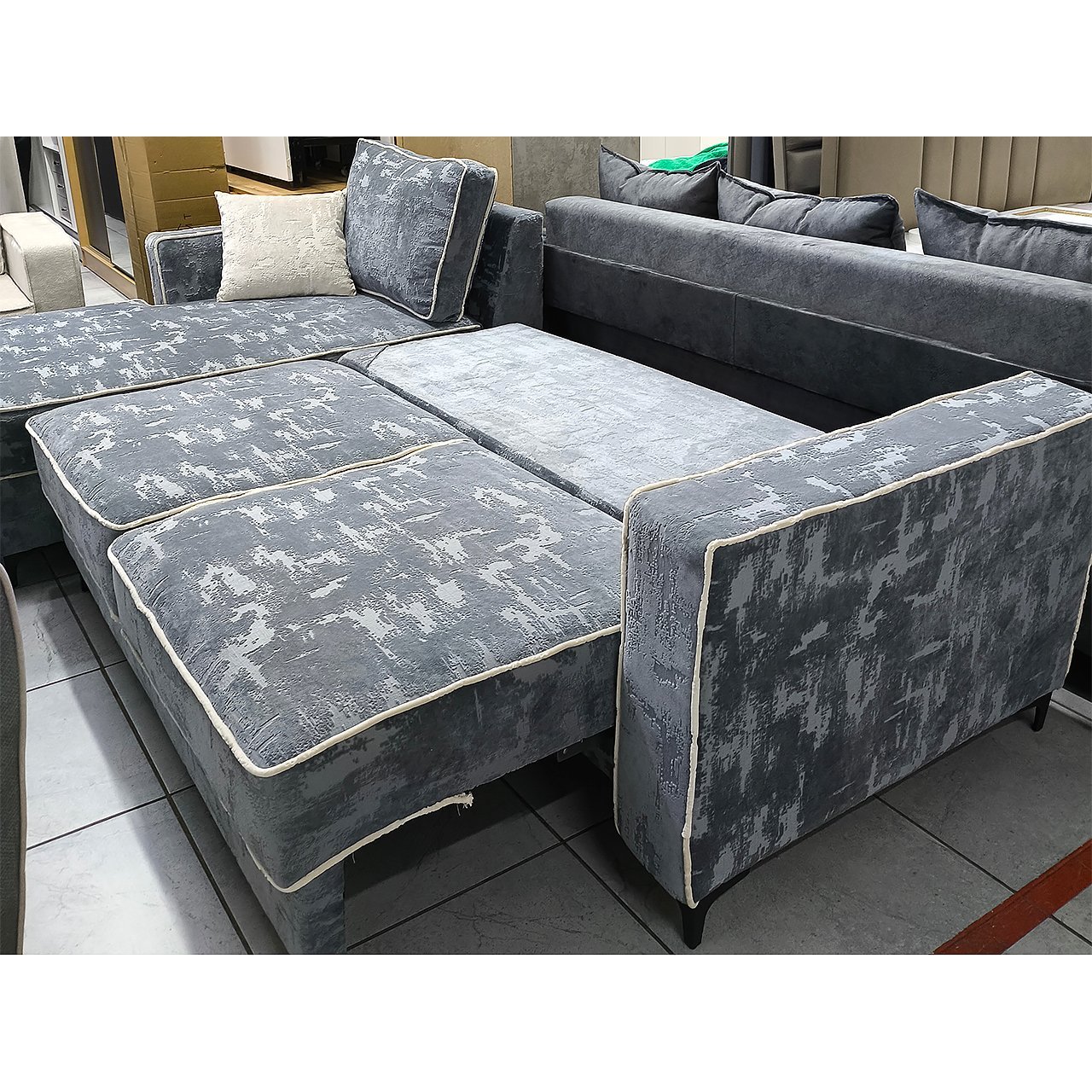 Диван угловой Айжаркын с лежаком