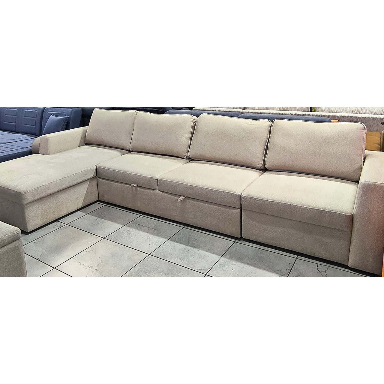 Диван угловой Айзирек с лежаком