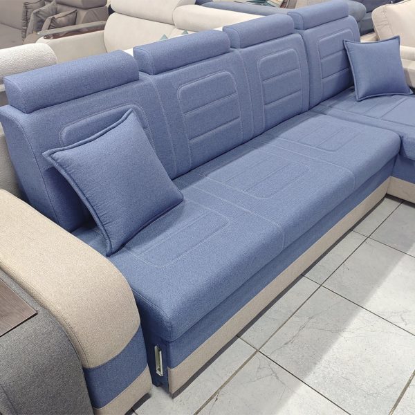 Диван угловой Бавария (2025) с лежаком