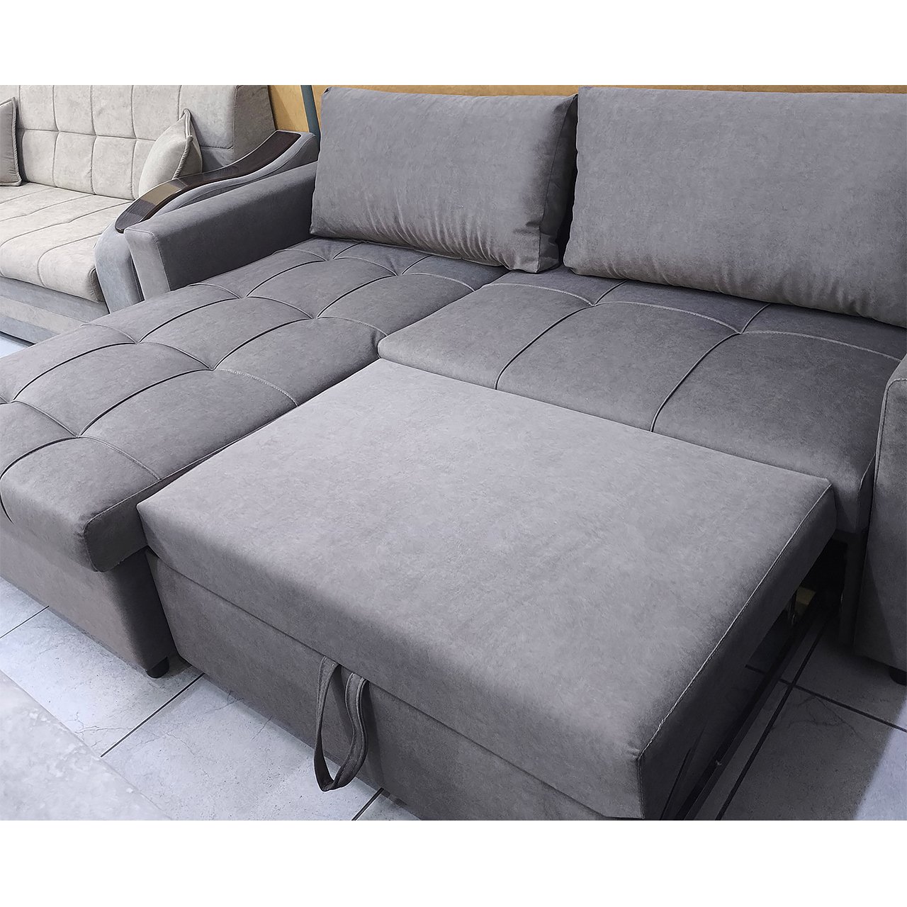 Диван угловой Жазгуль с лежаком