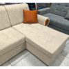 Диван угловой Ромео (бежевый) с лежаком