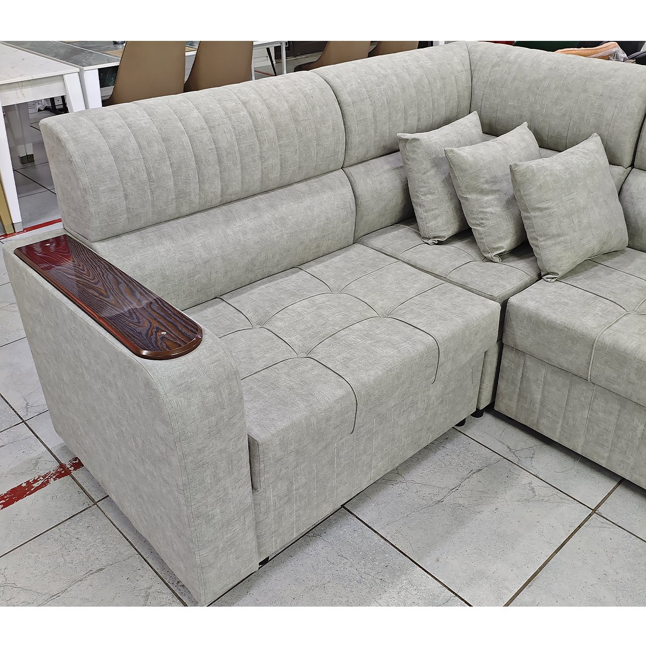 Диван угловой Чолпон (бежевый)