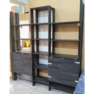 Стол-парта Жанель (темный) с полками