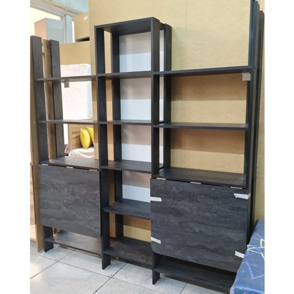 Стол-парта Жанель (темный) с полками