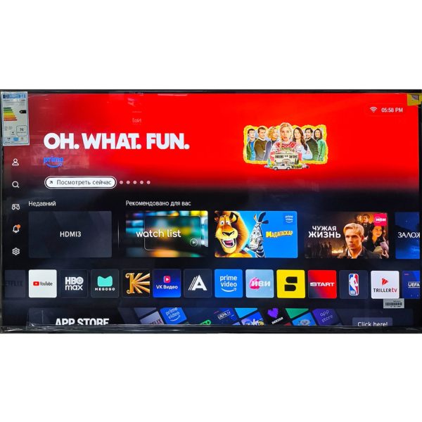 Телевизор Hisense 4K UHD 110 см