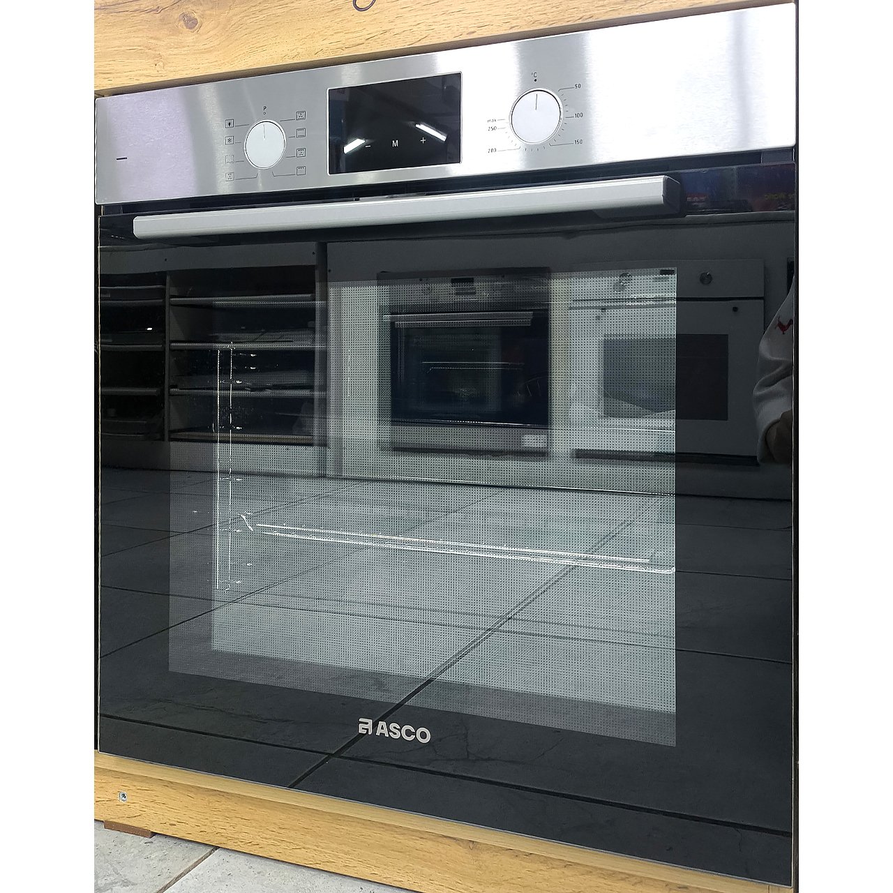 Духовой шкаф ASCO объемом 72 литра (металлик)