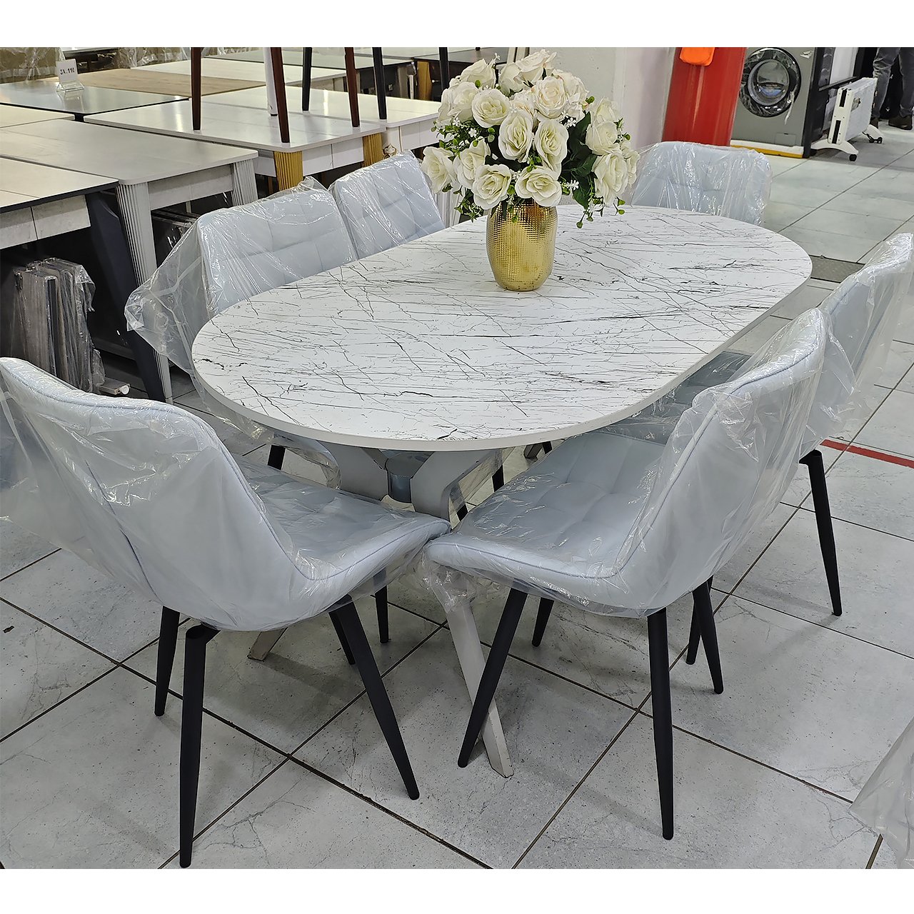 Стол со стульями Элори