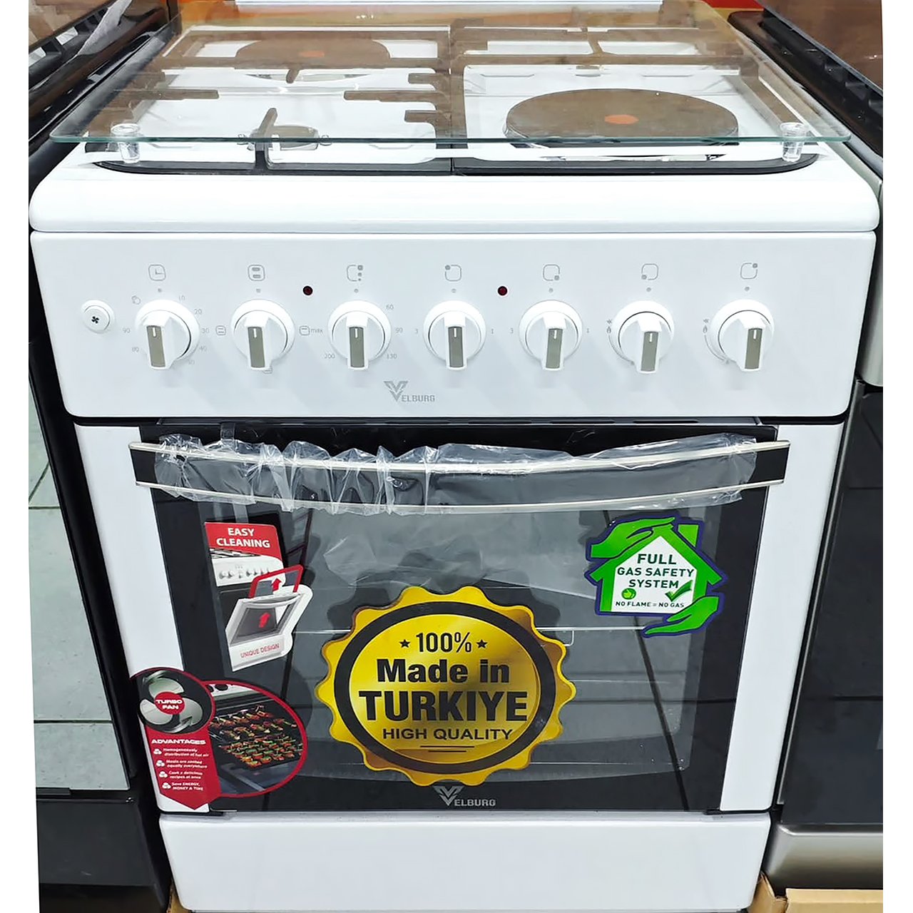 Газовая и электроплита Elburg 2-2