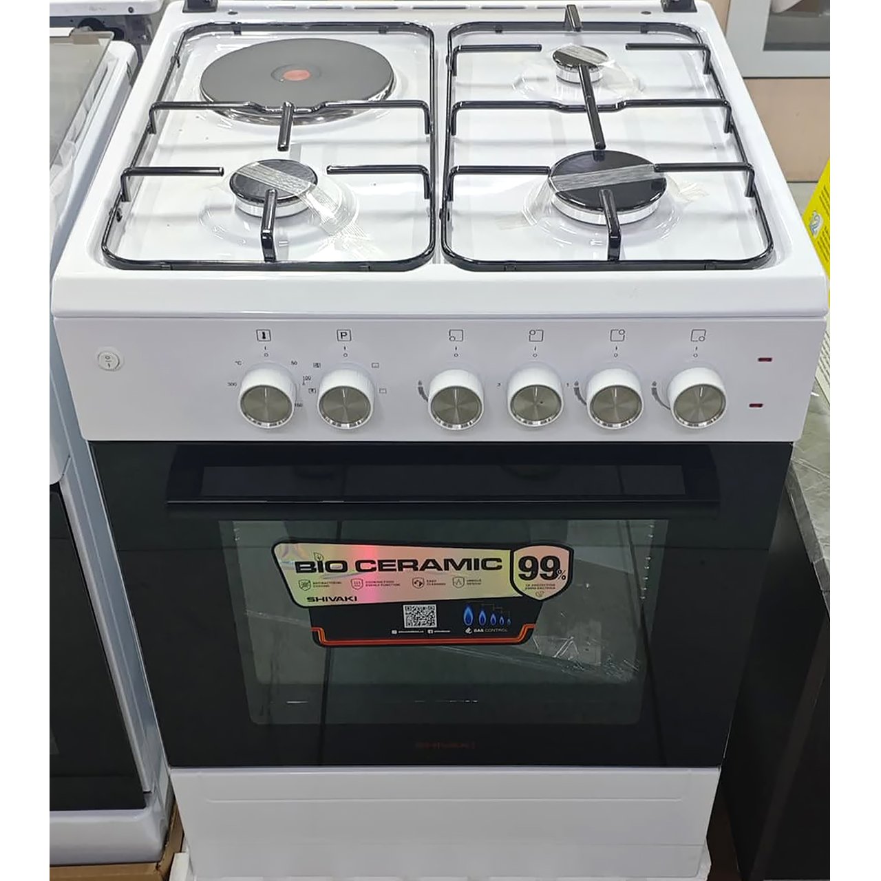 Газовая и электроплита Shivaki 3-1