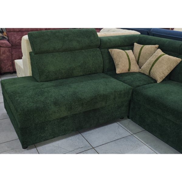 Диван угловой Грин (new) с лежаком