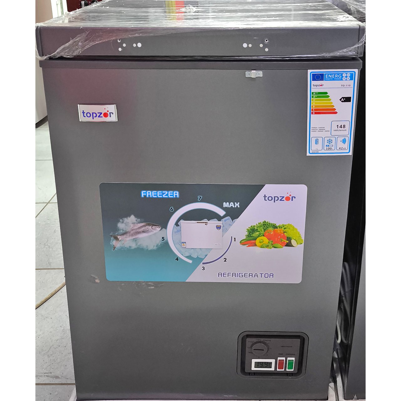 Морозильник горизонтальный Topzor 100 литров
