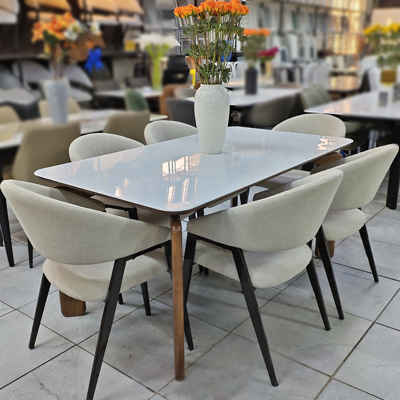 Стол со стульями Жаклин