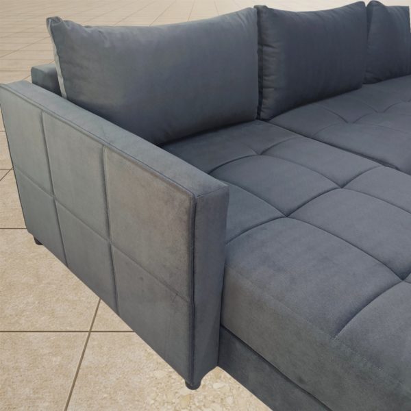 Диван угловой Блэк с лежаком