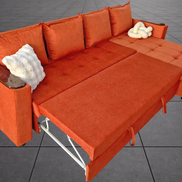 Диван угловой Велора (2026) с лежаком