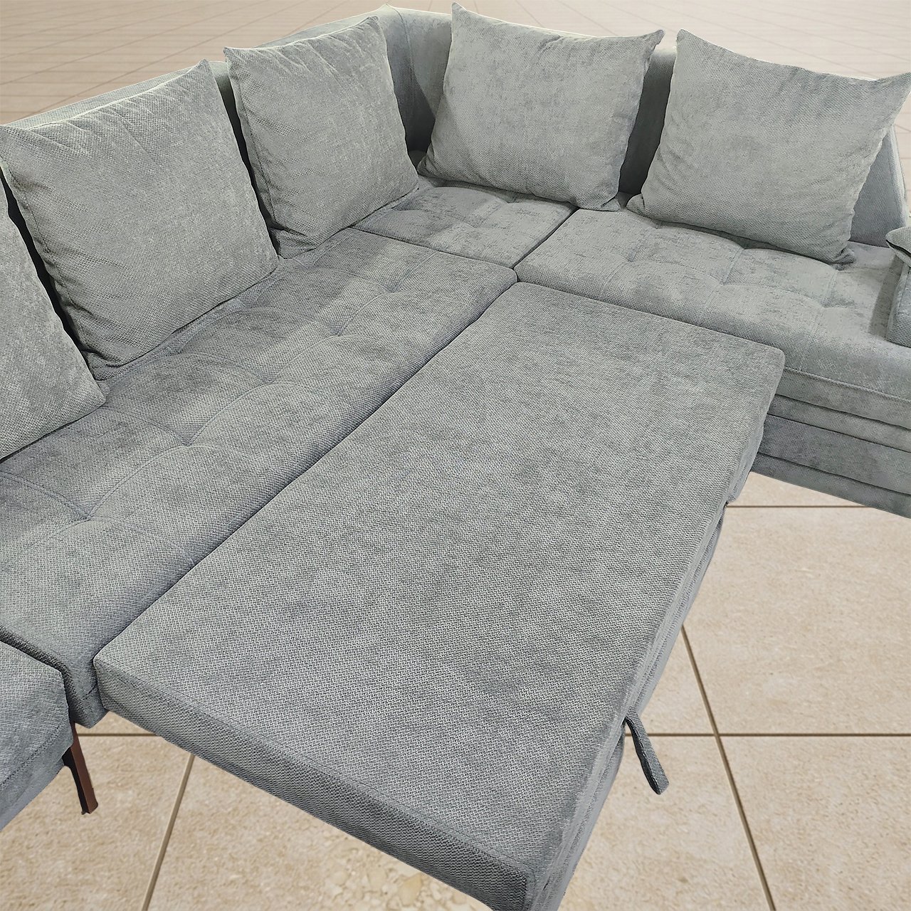 Диван угловой Даймонд (2026) с лежаком