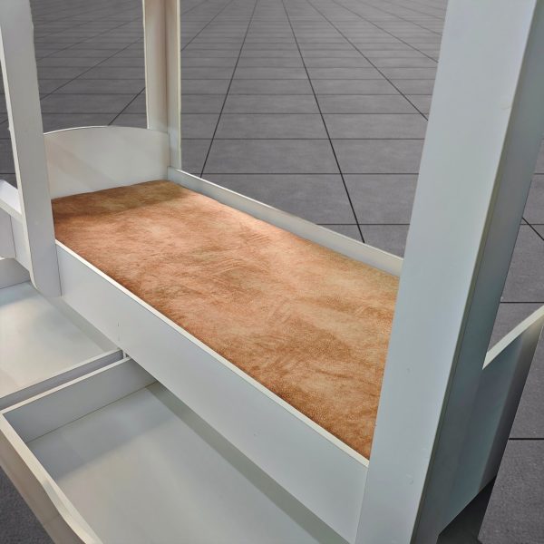 Кровать двухъярусная Кено (белая)