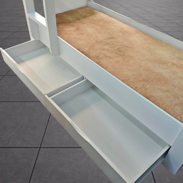 Кровать двухъярусная Кено (белая)