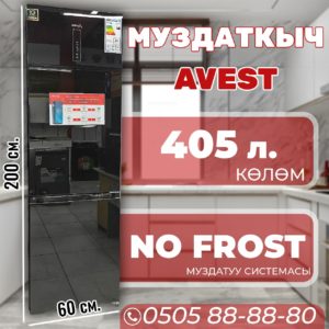 Холодильник двухкамерный Avest 405 литров