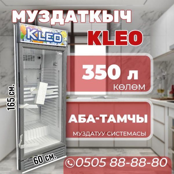 Витринный холодильник KLEO 350 литров