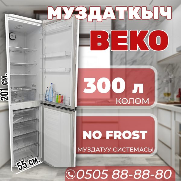 Холодильник двухкамерный BEKO 300 литров