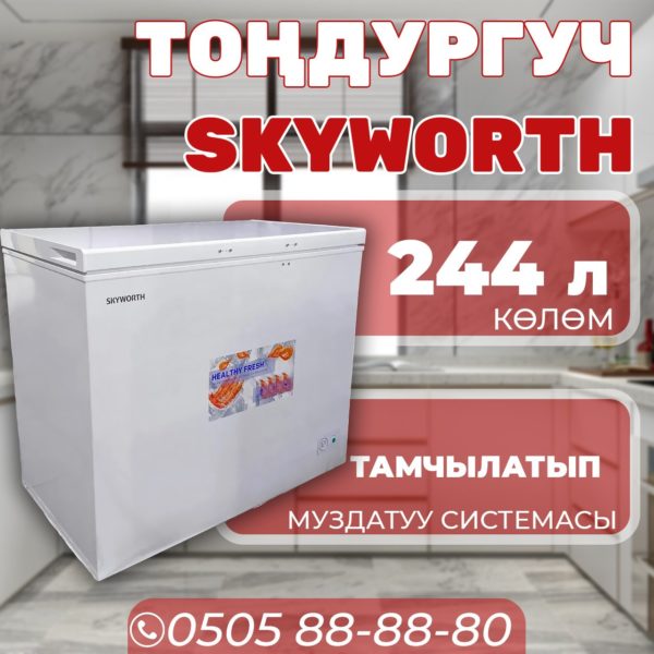Морозильник горизонтальный Skyworth 244 литра