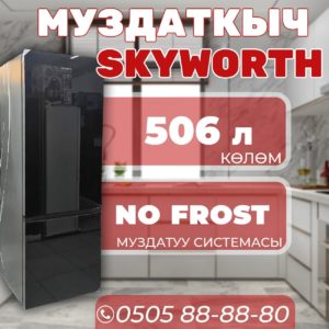 Холодильник двухкамерный Skyworth 506 литров