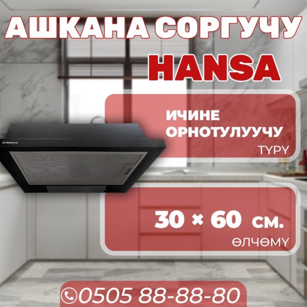 Вытяжка встраиваемая Hansa