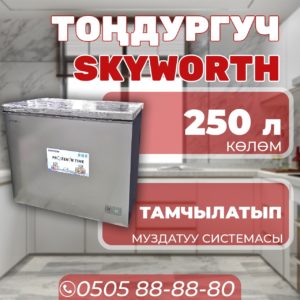 Морозильник горизонтальный Skyworth 250 литров