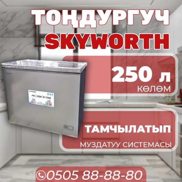 Морозильник горизонтальный Skyworth 250 литров