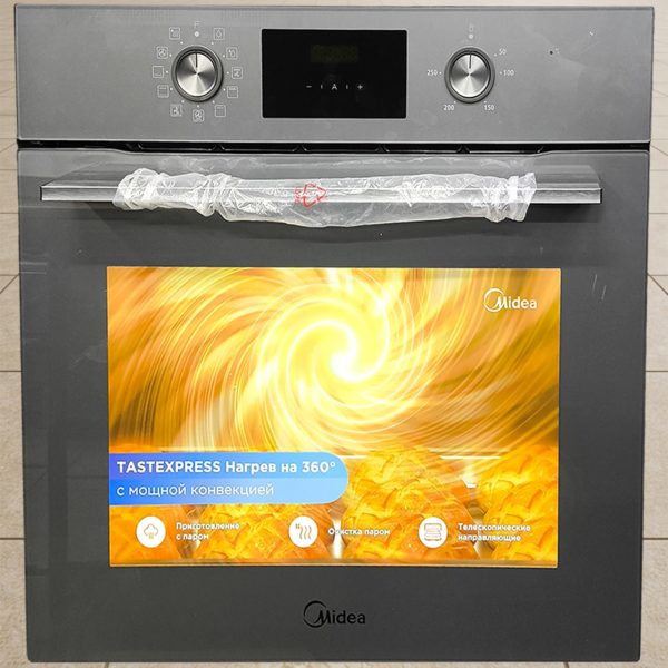 Духовой шкаф Midea объемом 70 литров (серый)