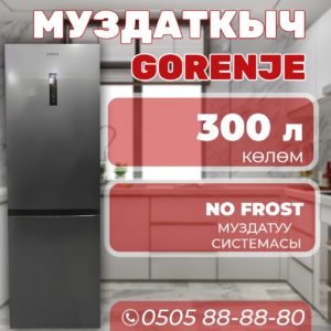 Холодильник двухкамерный Gorenje 300 литров